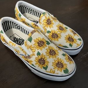 Sunflower Slip On Vans